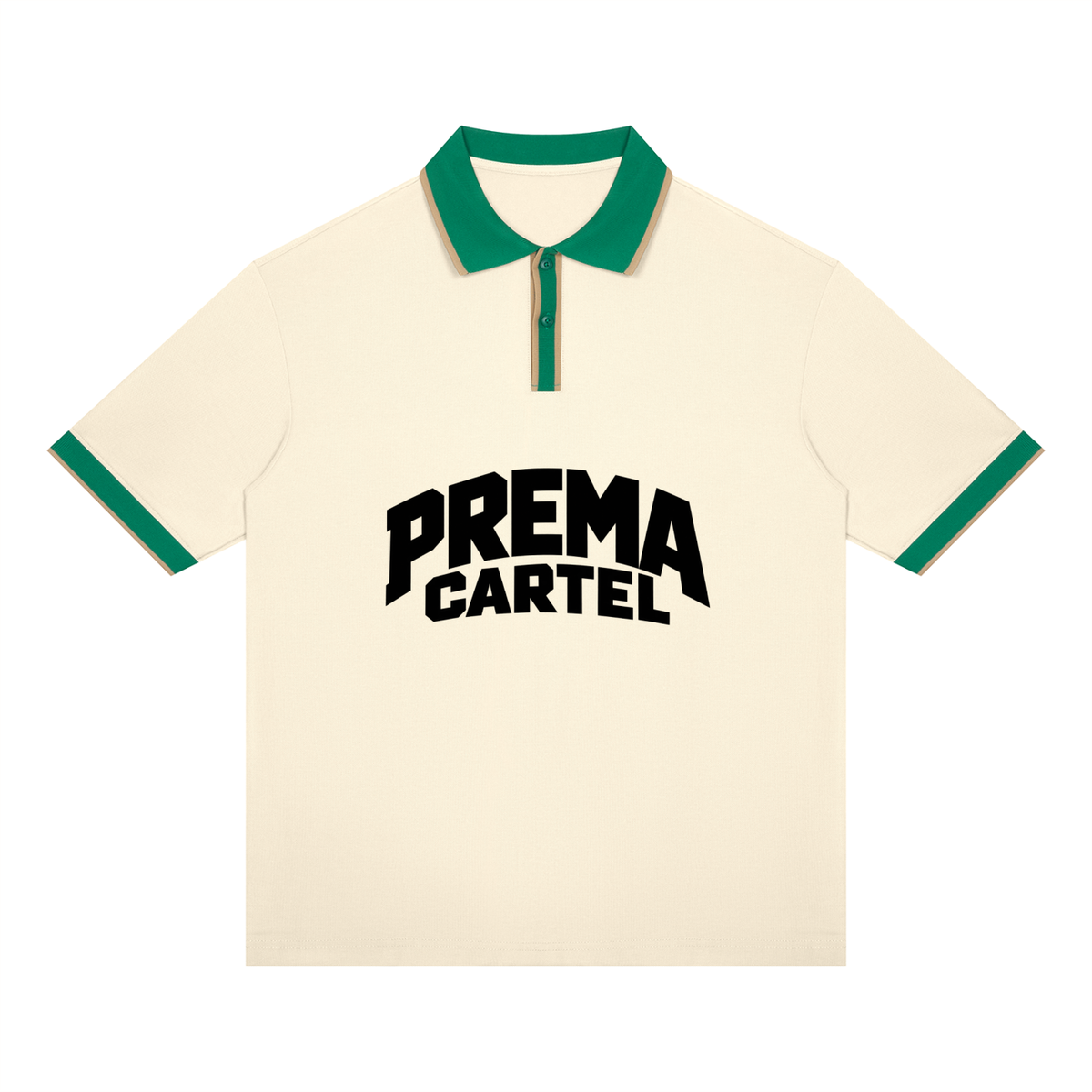 Prema Cartel Unisex Color Block Polo Shirt