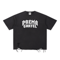 PREMA CARTEL Snow-Washed Raw-Hem Tee
