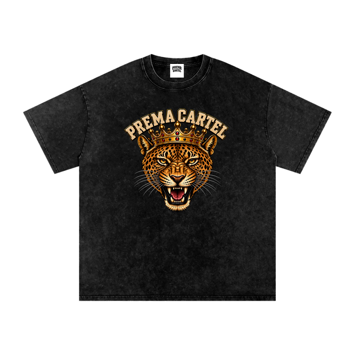 PREMA CARTEL Snow Washed Oversized Cotton T-Shirt