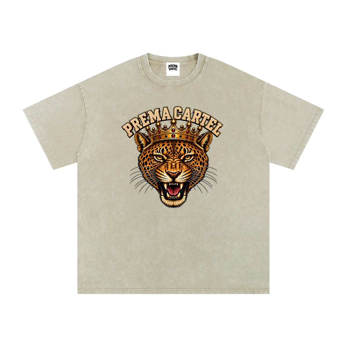 PREMA CARTEL Snow Washed Oversized Cotton T-Shirt
